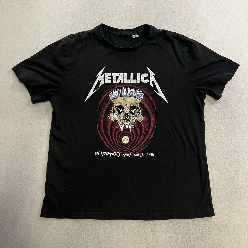 Metallica Pushead In Vertigo You Will Be H&M Divided Graphic T-Shirt Size Large